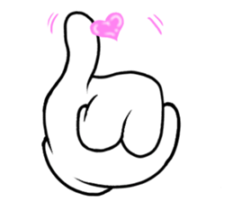 Magic hand sticker #12143181