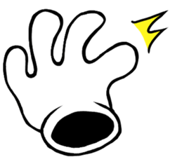 Magic hand sticker #12143182