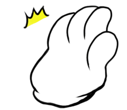 Magic hand sticker #12143188