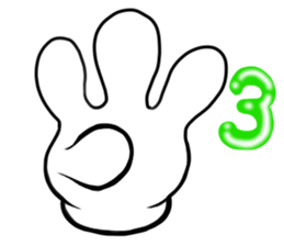 Magic hand sticker #12143189