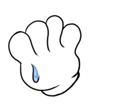 Magic hand sticker #12143191
