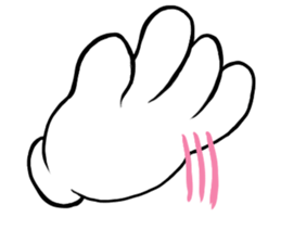 Magic hand sticker #12143192