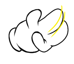 Magic hand sticker #12143196