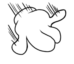 Magic hand sticker #12143197