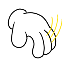 Magic hand sticker #12143198