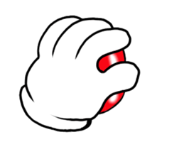 Magic hand sticker #12143199