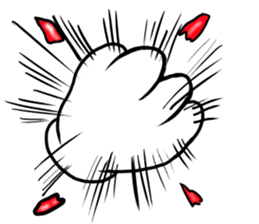 Magic hand sticker #12143200