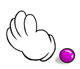 Magic hand sticker #12143202