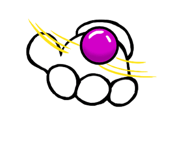 Magic hand sticker #12143203