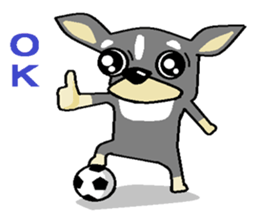 pretty dog chihuahua sticker #12143495