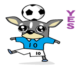 pretty dog chihuahua sticker #12143520