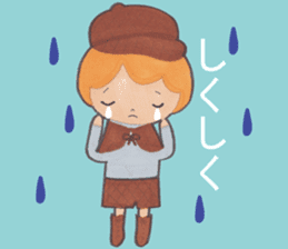 Detective Ayumi of high school girls sticker #12143726