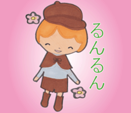 Detective Ayumi of high school girls sticker #12143728