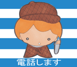 Detective Ayumi of high school girls sticker #12143756