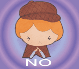 Detective Ayumi of high school girls sticker #12143757