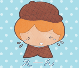 Detective Ayumi of high school girls sticker #12143761