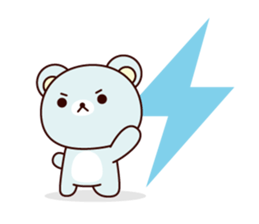 Sports bear sticker #12144406