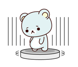 Sports bear sticker #12144419