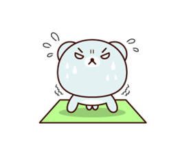 Sports bear sticker #12144421