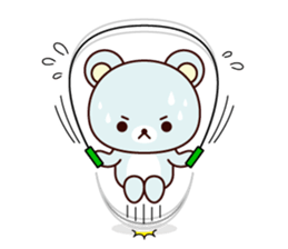 Sports bear sticker #12144426