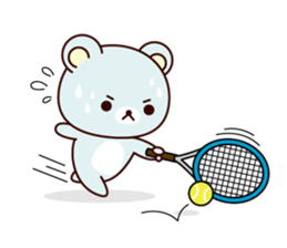 Sports bear sticker #12144438