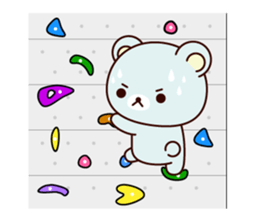 Sports bear sticker #12144442