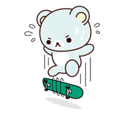 Sports bear sticker #12144443