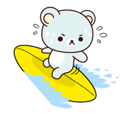 Sports bear sticker #12144445