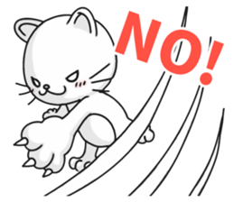 Feelings of a cat sticker #12144501