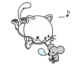 Feelings of a cat sticker #12144520