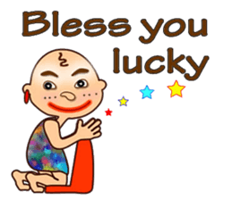 Stone age man sticker #12144529