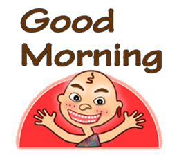 Stone age man sticker #12144537