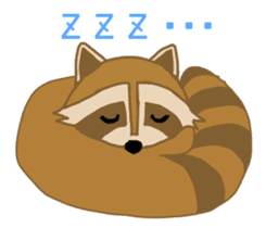 Raccoon and Redpanda English version sticker #12145209