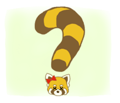 Raccoon and Redpanda English version sticker #12145229