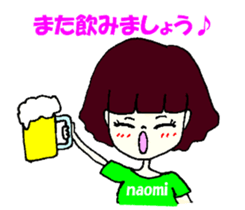 Naomi dedicated ticker sticker #12145299