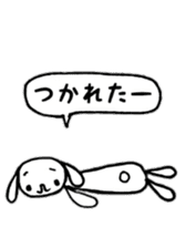 Rabbit & Panda sticker #12145421