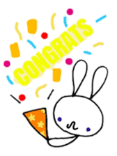 Rabbit & Panda sticker #12145444