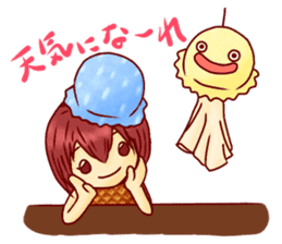 Everyday of ice cream hatter. sticker #12145952