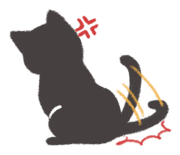 Everyday of Black Cat sticker #12146029