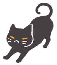 Everyday of Black Cat sticker #12146032