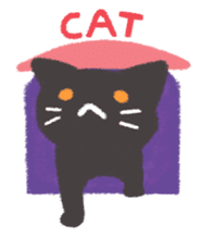 Everyday of Black Cat sticker #12146034
