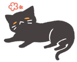 Everyday of Black Cat sticker #12146036