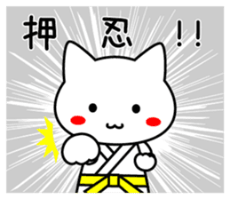 Martial arts uniformed CAT 2 sticker #12146086