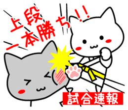 Martial arts uniformed CAT 2 sticker #12146094