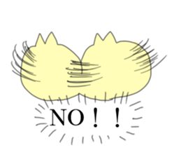 Voice of the heart of the cat sticker #12146485