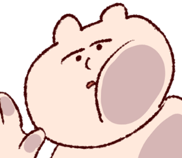 the bear over familiar sticker #12146805