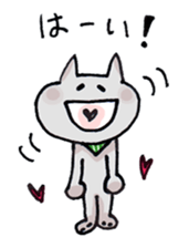 Colorful cat 's sticker #12147288