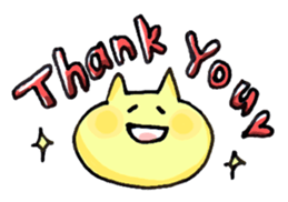 Colorful cat 's sticker #12147302