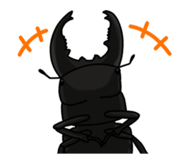 Daily life of Insect sticker #12147526