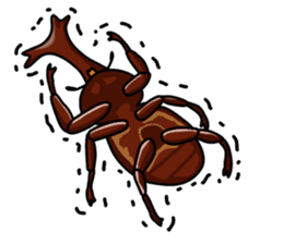 Daily life of Insect sticker #12147529